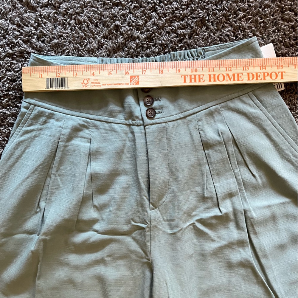 BAR III Sage Green Wide Leg pants | High Waist
Pants for work | palazzo pants 8P - Picture 8 of 11